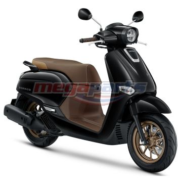 ชุดสีทั้งคัน GIORNO+ 125 2026 (ABS) (HONDA) รถสีดำ-น้ำตาล BBR
