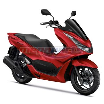 ชุดสีทั้งคัน PCX 160 2022 (ABS) (HONDA) รถสีแดง-ดำ R-B