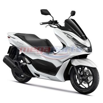 ชุดสีทั้งคัน PCX 160 2022 (CBS) (HONDA) รถสีขาว-ดำ W-B