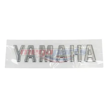 โลโก้ฝาครอบถังน้ำมัน (3D) XSR 155 2023 (YAMAHA) สีเทา (รถสีดำ)