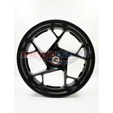 ล้อแม็กหน้า XMAX 300 2017 (YAMAHA) สีดำ 0033,YB