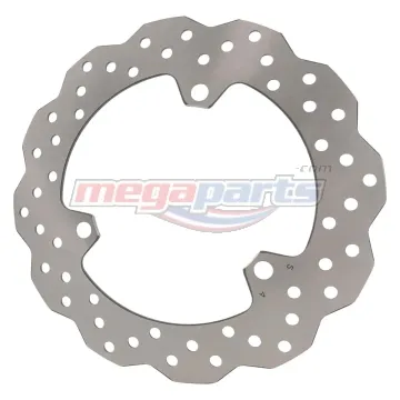 จานดิสเบรคหน้า AEROX 155 2017 (R-VERSION) (YAMAHA) 3 รู (ลายหยัก)