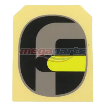 สติ๊กเกอร์ฝาข้างขวา FAZZIO 125 2024 (YAMAHA) รถสีน้ำตาล-เหลือง