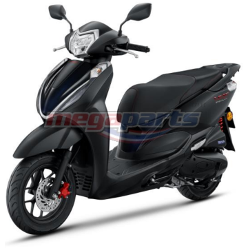 ชุดสีทั้งคัน LEAD 125 2025 NH-A76M CBS สีดำ BLK