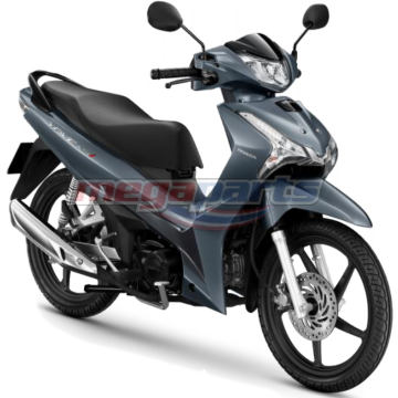 ชุดสีทั้งคัน WAVE 125i 2023 NH-C34M ล้อแม็ก รถสีเทา GRY