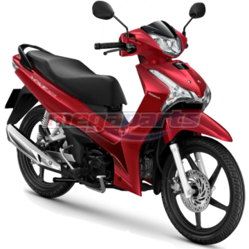ชุดสีทั้งคัน WAVE 125i 2023 R-397C ล้อแม็ก รถสีแดง RED