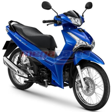 ชุดสีทั้งคัน WAVE125i 2022 PB-407P ล้อซี่ลวด รถสีน้ำเงิน BLU