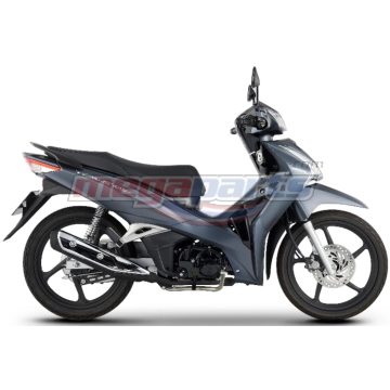 ชุดสีทั้งคัน WAVE 125i 2021 NH-C34M ล้อแม็ก รถสีเทา-ดำ G-B