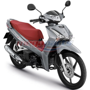 ชุดสีทั้งคัน WAVE 125i 2019 NH-262M ล้อแม็ก รถสีเทา-แดง S-R