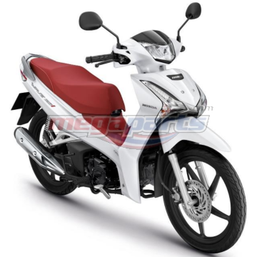 ชุดสีทั้งคัน WAVE 125i 2019 NH-B61P ล้อแม็ก รถสีขาว-แดง W-R