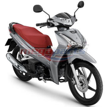 ชุดสีทั้งคัน WAVE 125i 2018 NH-262M ล้อแม็ก รถสีเทา-แดง S-R