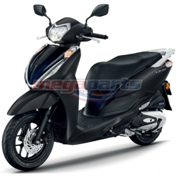 ชุดสีทั้งคัน LEAD 125 2026 NH-A76M (CBS) รถสีดำ BLK