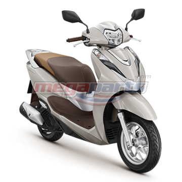 ชุดสีทั้งคัน LEAD 125 2022 (CBS) (HONDA) รถสีขาว NH-C46P สตาร์ทมือ