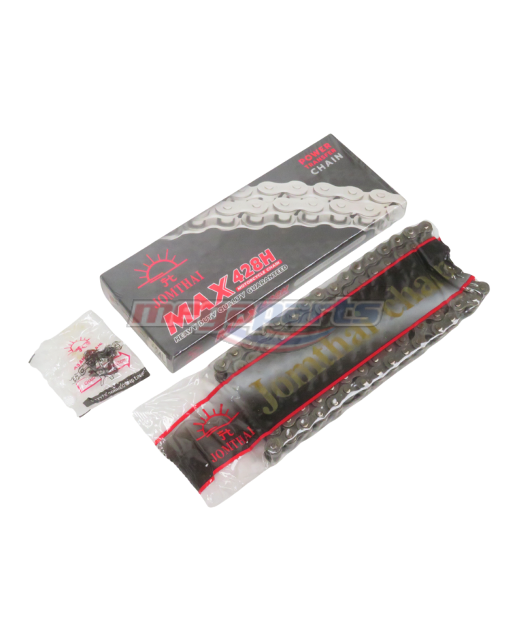 โซ่ล้อ 428H-124L (JT) สีดำ