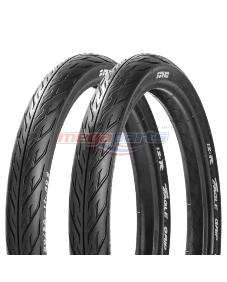 ยางนอก 90/80-17 (IRC) NR73 EAGLE GRIP TL/TT F/R 46S