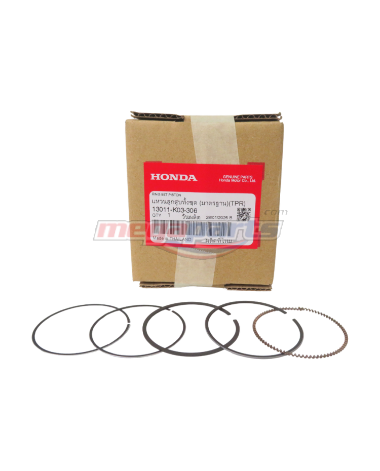 แหวนลูกสูบ WAVE 110i (2014-2017) # STD (HONDA) (TPR)