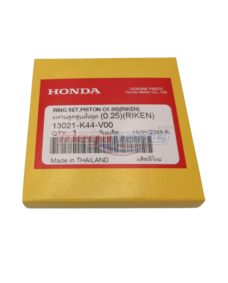 แหวนลูกสูบ MOOVE # 0.25 (HONDA)