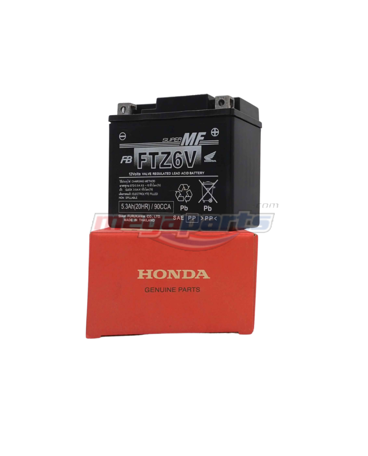 แบตเตอรี่ PCX 125 FTZ6V (HONDA)