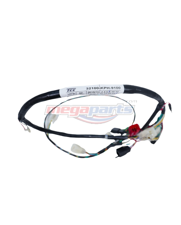 สายไฟชุด WAVE 125 (หัวเถิก) (HONDA) สตาร์ทเท้า