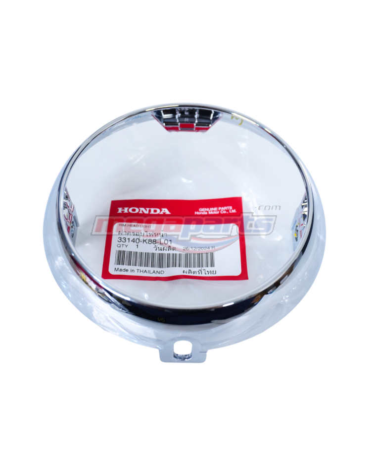 ขอบไฟหน้า SUPER CUB 110 (2018-2024) (ไฟกลม) (HONDA) ชุบโครเมี่ยม
