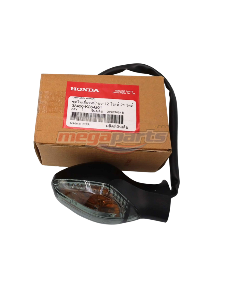 ชุดไฟเลี้ยวหน้าซ้าย MSX GROM'20 แท้ ๆ 12 โวลต์ 21 วัตต์