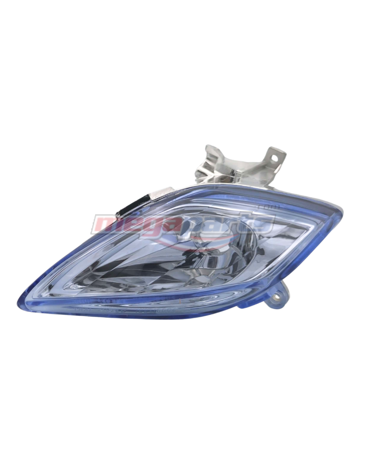 ไฟเลี้ยวชุดหน้าซ้าย WAVE 125S (หัวเถิก) (HONDA) สีฟ้า