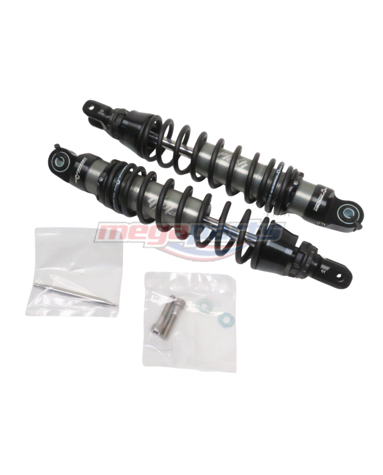 โช้คหลังแก๊ส L/R PCX 160 FLASH-SERIES 365MM. (PROFENDER) ดำ/ดำ