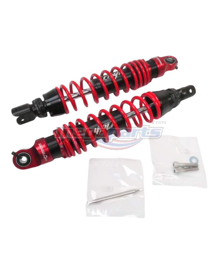 โช้คหลังแก๊ส L/R PCX 160 FLASH-SERIES 365MM. (PROFENDER) ดำ/แดง