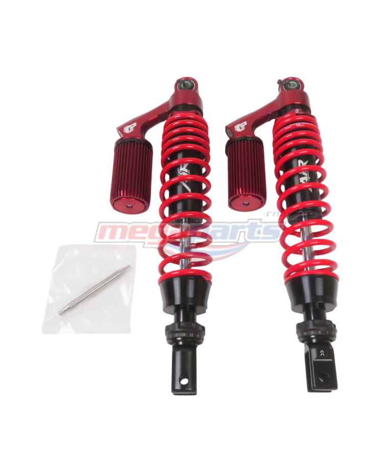 โช้คหลังแก๊ส L/R FORZA 300 AIR-SERIES 400MM. (PROFENDER) ดำ/แดง/แท้งแดง