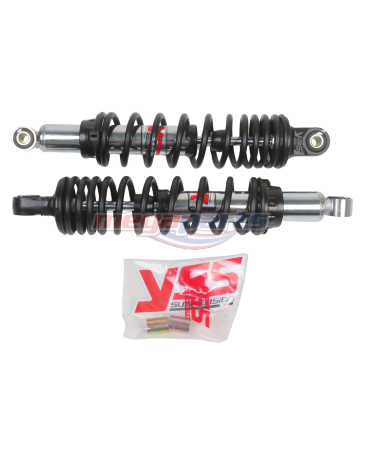 โช้คหลังแต่ง L/R WAVE 125i (ปลาวาฬ) TOP-PLUS 320MM. (YSS) เงิน/ดำ