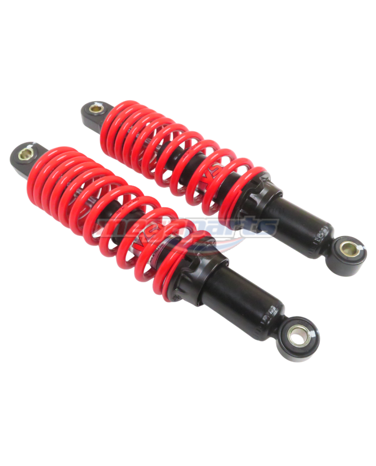 โช้คหลังแต่ง L/R FINN 115i 2018 TOP-PLUS HEAVY DUTY 280MM. (YSS) ดำ/แดง