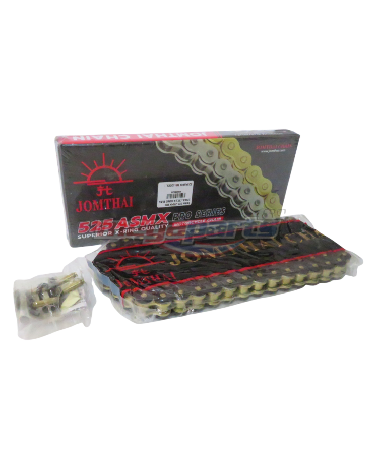 โซ่ล้อ 525 ZSMX BB-120DL (JT) X-RING สีเงิน