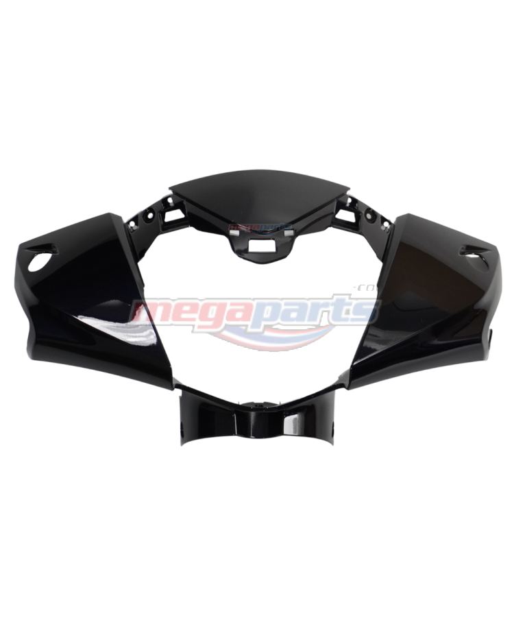 ฝาครอบแฮนด์หน้า LEAD 125 2021 (2 วาล์ว) (HONDA) สีดำ NHB25M