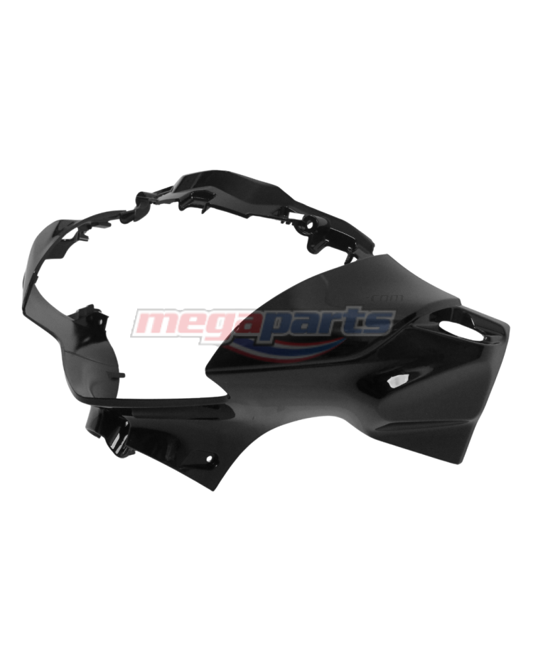 ฝาครอบแฮนด์หน้า WAVE 125i 2012 (ปลาวาฬ) (HONDA) สีดำเงา NHA35M