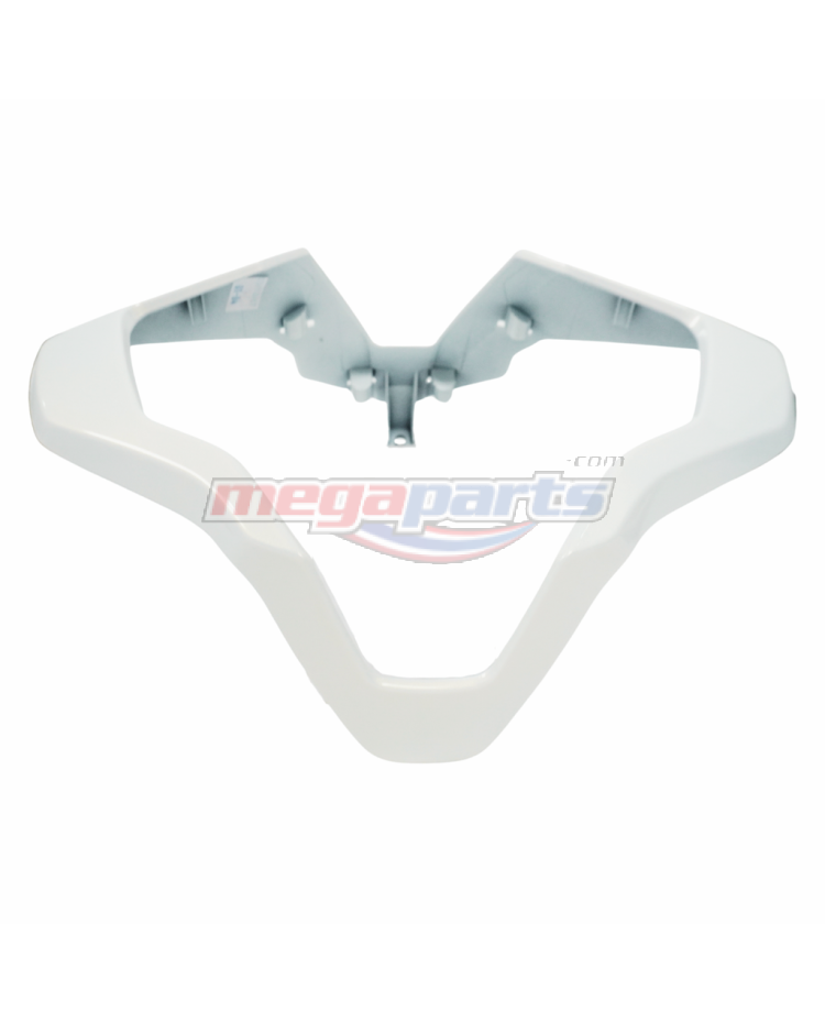 ฝาครอบแฮนด์หน้าตัวบน MOOVE 110 2015 (HONDA) NH-C85P สีขาว-ดำ