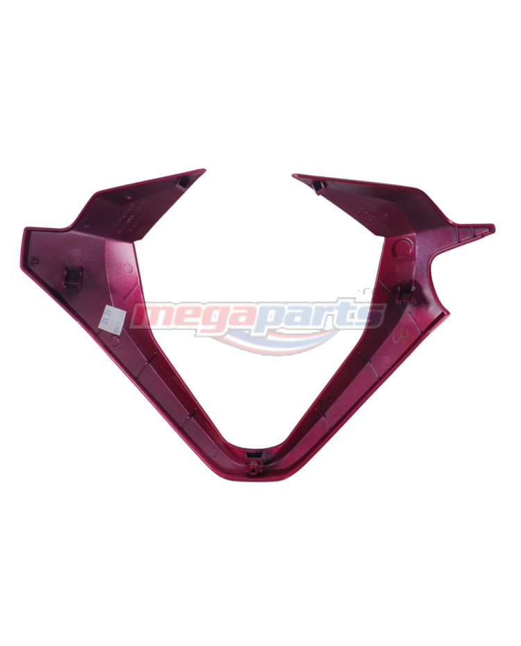 แผ่นปิดบนฝาครอบแฮนด์หน้า CLICK 150i 2021 (HONDA) สีแดงแก้ว R340C