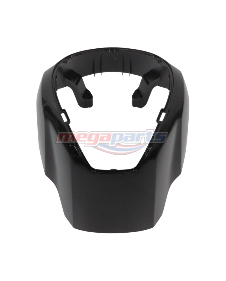 ฝาครอบเรือนไมล์ตัวบนติดสติ๊กเกอร์ SCOOPY 110i 2024 (PRESTIGE) (HONDA) สีดำเงา NHA35M