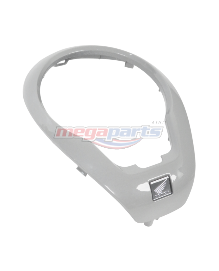 วงแหวนฝาครอบเรือนไมล์ติดโลโก้ SCOOPY 110i 2024 (PRESTIGE) (HONDA) สีเทาแลมโบ NHC53P