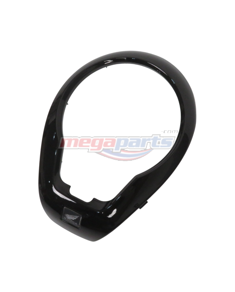 วงแหวนฝาครอบเรือนไมล์ติดโลโก้ SCOOPY 110i 2024 (URBAN) (HONDA) สีดำเงา NHA35M