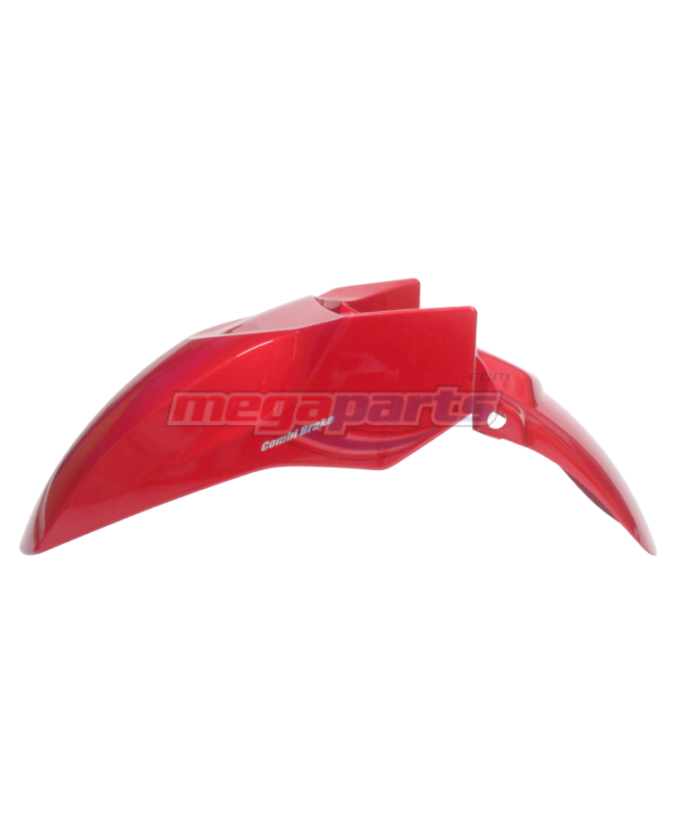 บังโคลนหน้าพร้อมสติ๊กเกอร์ PCX 160 2021 (HONDA) สีแดงมุก R376P