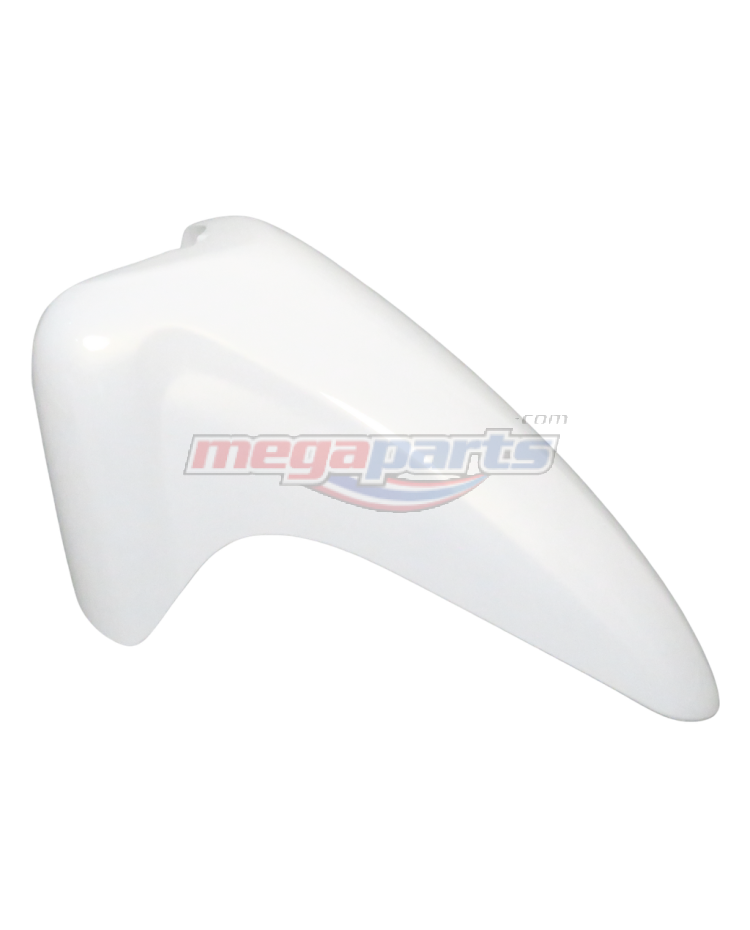 บังโคลนหน้าท่อนหน้า WAVE 125S 2006 (ไฟเลี้ยวบังลม) (HONDA) สีขาว NHA87P