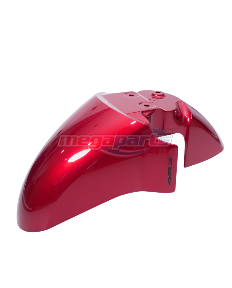 บังโคลนหน้าพร้อมสติ๊กเกอร์ GIORNO+ 125 2023 (ABS) (HONDA) สีแดงแก้ว R340C