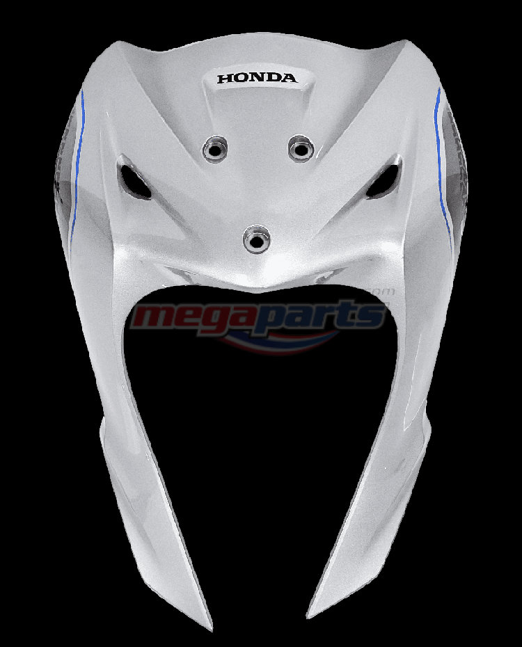 บังลมเดี่ยวพร้อมสติ๊กเกอร์ WAVE 110i (2022-2023) (LED) (HONDA) สีบรอนซ์เงิน NH487M