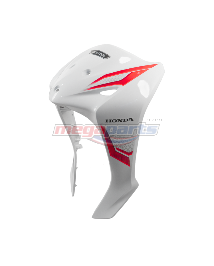 บังลมเดี่ยวพร้อมสติ๊กเกอร์ WAVE 110i (2023-2024) (M,Di,LED) (HONDA) สีขาว NHB61P