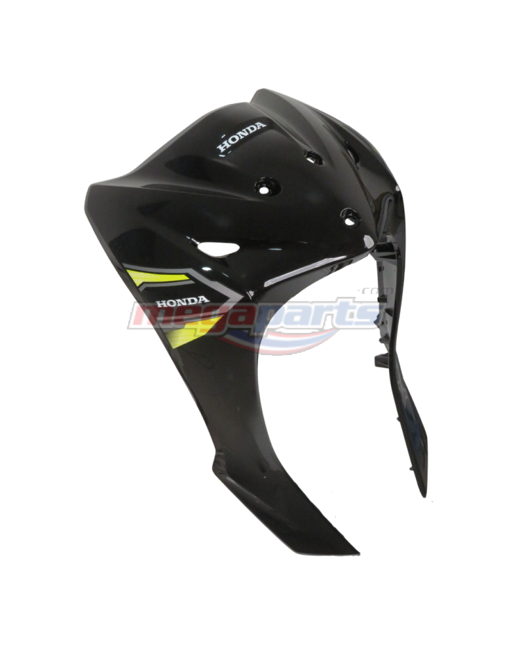 บังลมเดี่ยวพร้อมสติ๊กเกอร์ WAVE 110i 2025 (Di,LED,S) (HONDA) รถสีดำ-เหลือง