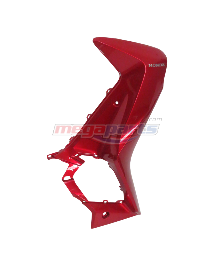 บังลมข้างขวาพร้อมสติ๊กเกอร์ WAVE 125i 2024 (LED,S) (HONDA) สีแดงแก้ว R340C