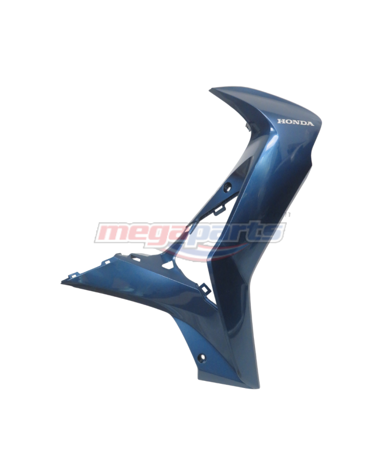 บังลมข้างขวาพร้อมสติ๊กเกอร์ WAVE 125i 2021 (M,LED) (HONDA) สีน้ำเงินมุก PB389M (รถสีน้ำเงิน-แดง)