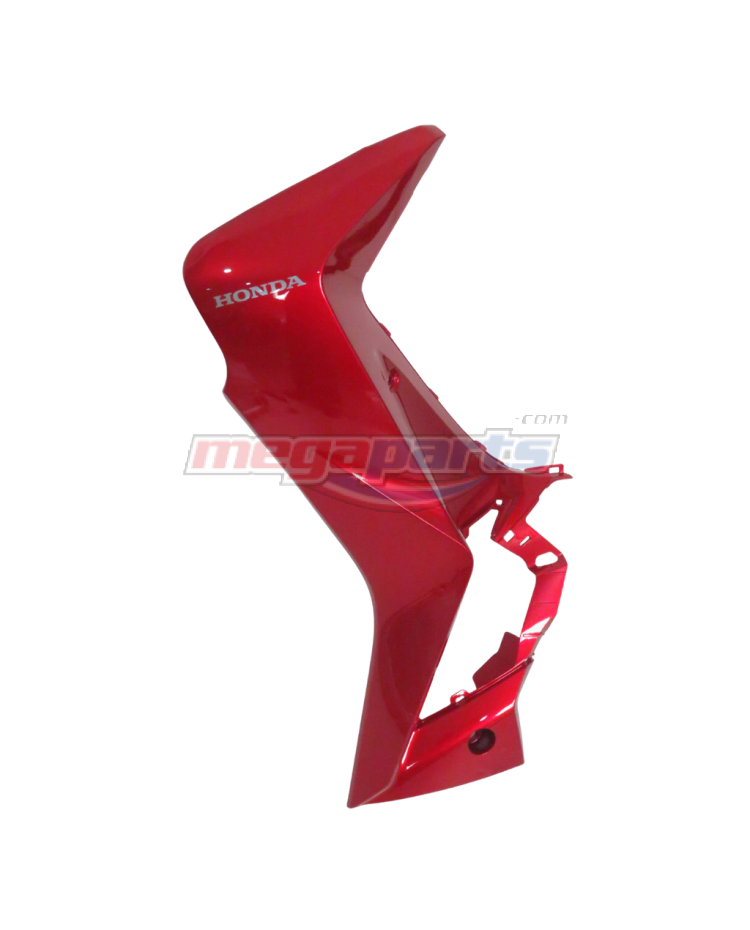บังลมข้างซ้ายพร้อมสติ๊กเกอร์ WAVE 125i 2024 (LED,S) (HONDA) สีแดงแก้ว R340C