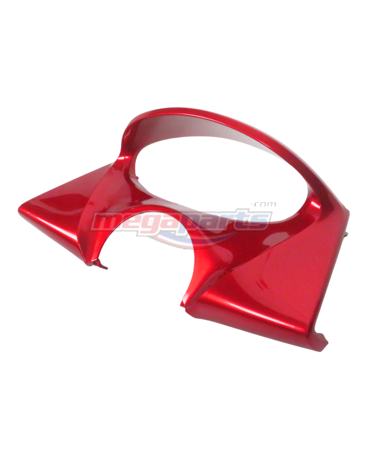 ฝาครอบมาตรวัดส่วนหลังรถสีแดง