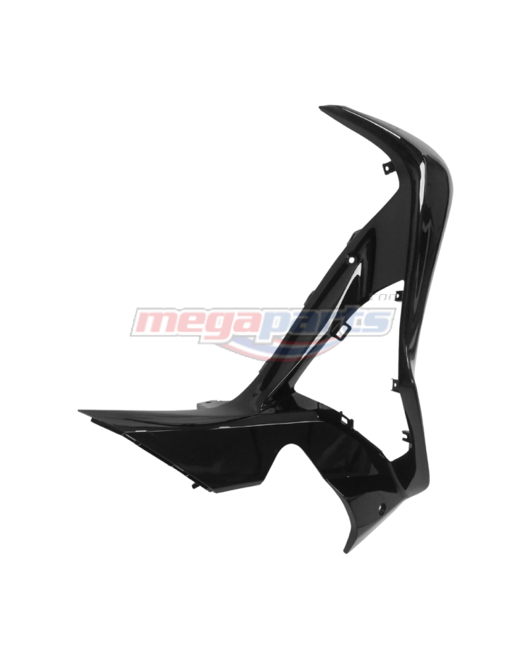 บังลมข้างขวา WAVE 125i (2012-2014) (ปลาวาฬ) (HONDA) สีดำเงา NHA35M